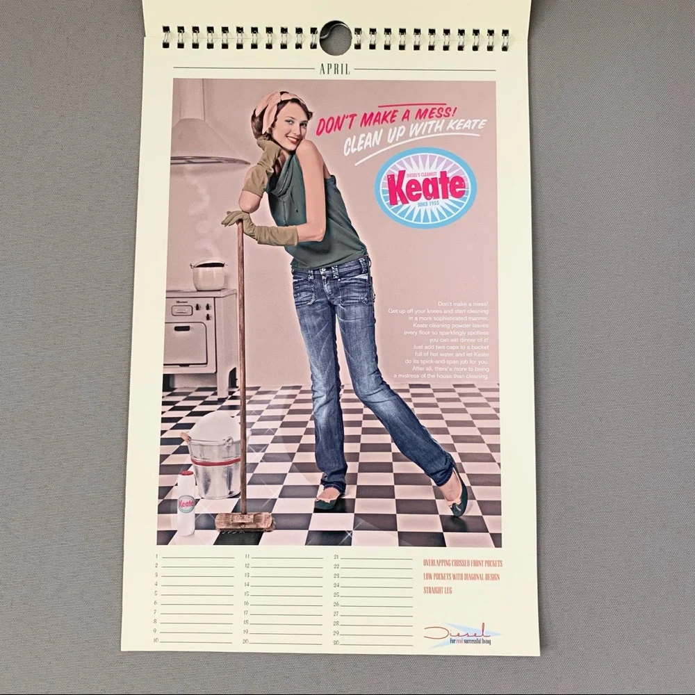 Retro diesel calendar rare